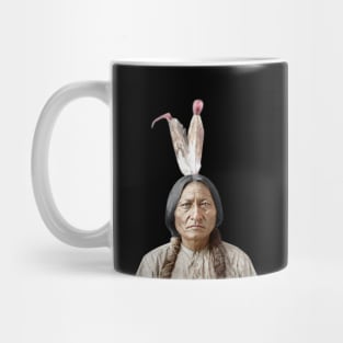 Sitting Bull Portrait Colorized Mug